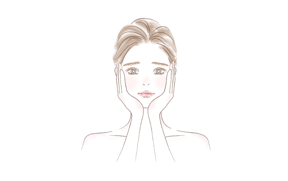フェイスラインのたるみ